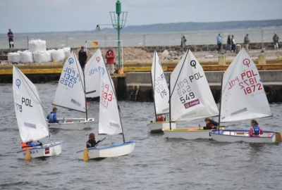 Bursztynowe Regaty w klasie Optimist w Ustce